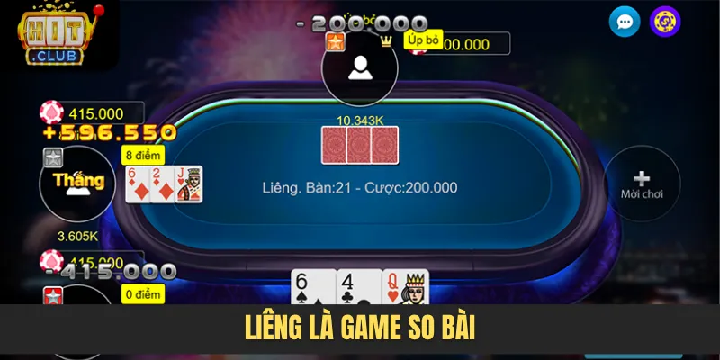 Liêng là game so bài